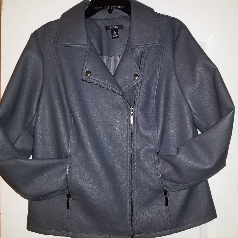 Ladies Alfani Non Leather Jacket